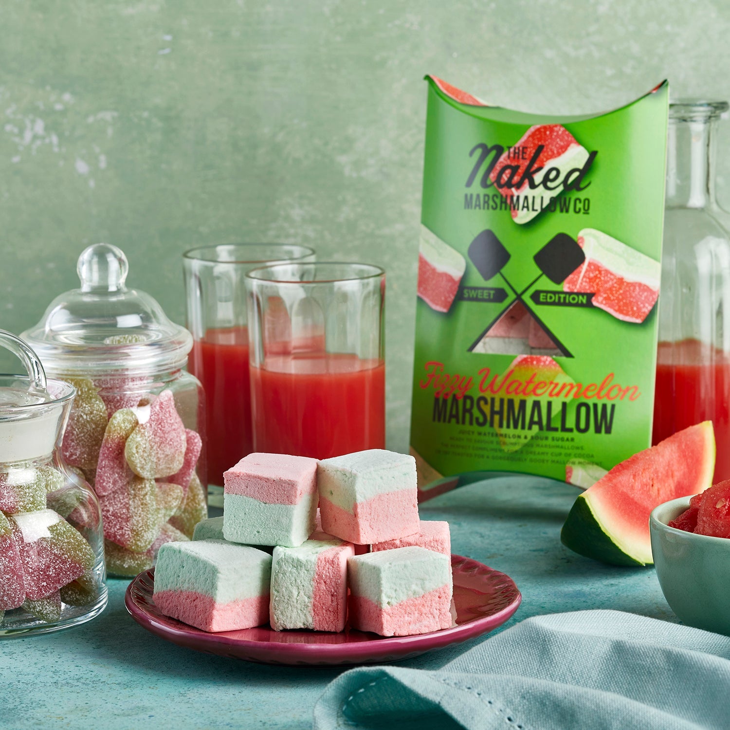 Fizzy Watermelon Gourmet Marshmallows