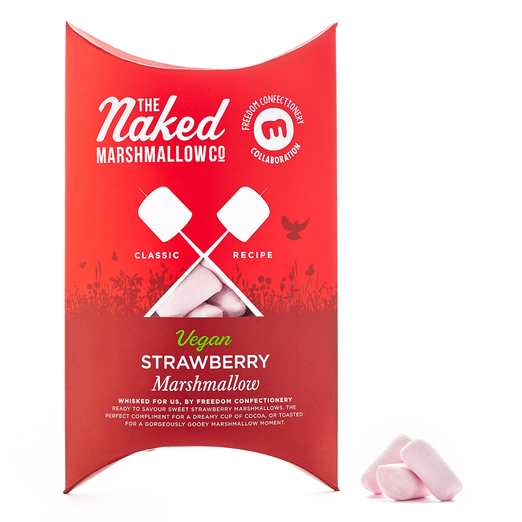 Vegan Strawberry Marshmallows